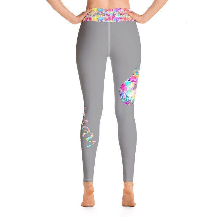 #friyay Gym Wear Leggings that's Mood Wear. Streetwear Yoga Pants. Black, White, Grey. WickedYo.